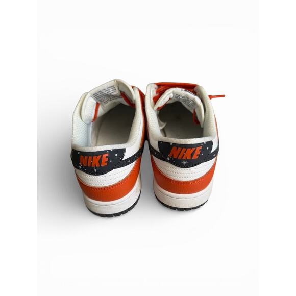 Nike Dunk Low Starry Swoosh Men's 10.5 sneakers Campfire Orange FV6909 800 - Picture 4 of 7